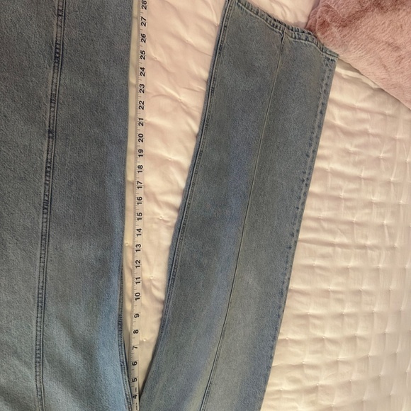 NWT Zara TRF Strapless Off Shoulder Denim Jumpsuit Size XS - Picture 13 of 16